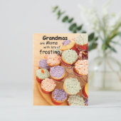 Grandmas Zuckerguss Muttertag Cupcakes Postkarte (Stehend Vorderseite)