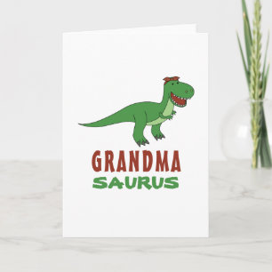 Grandmasaurus Dinosaur T-Rex Dino Nana Grandparent Karte