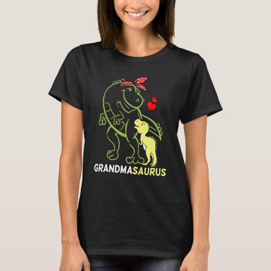 Grandmasaurus Grandma Dinosaur Baby T-Shirt (Vorderseite)