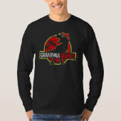 Grandmasaurus Grandma Saurus Rex Dinosaur Family M T-Shirt (Vorderseite)