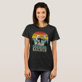 Grandmasaurus Grandma Saurus Rex Dinosaurier T-Shirt (Vorne ganz)