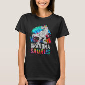 Grandmasaurus Rex Dinosaurier Oma Saurus Familie M T-Shirt (Vorderseite)