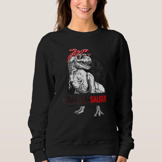 Grandmasaurus Rex Dinosaurier Oma Saurus Mutter's Sweatshirt (Vorderseite)