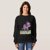 Grandmasaurus Rex Oma Saurus Dinosaurier Sweatshirt (Vorne ganz)