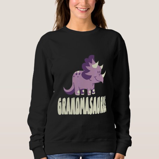 Grandmasaurus Rex Oma Saurus Dinosaurier Sweatshirt (Vorderseite)