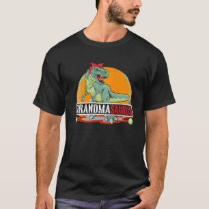 GRANDMASAURUS T Rex Dinosaur Oma Saurus Birthd T-Shirt