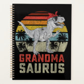 Grandmasaurus T Rex Dinosaur Oma Saurus Familie Planer (Vorderseite)