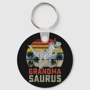 Grandmasaurus T Rex Dinosaur Oma Saurus Familie Schlüsselanhänger
