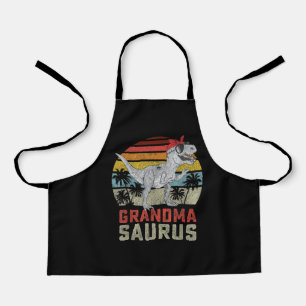 Grandmasaurus T Rex Dinosaur Oma Saurus Familie Schürze