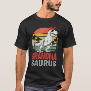 Grandmasaurus T Rex Dinosaur Oma Saurus Familie T-Shirt