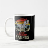 Grandmasaurus T Rex Dinosaurier Great Oma Saurus Kaffeetasse (Links)