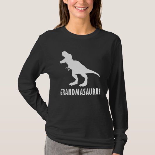Grandmasaurus T Rex Dinosaurier Oma Saurus Mutter T-Shirt (Vorderseite)