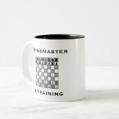 Grandmaster im Training Zweifarbige Tasse (Vorderseite Links)