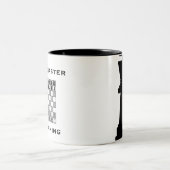 Grandmaster im Training Zweifarbige Tasse (Mittel)