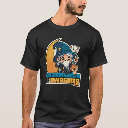 Grandmaster of Awesome Graphic T-Shirt (Vorderseite)