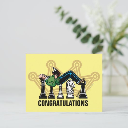 Grandmaster Postkarte (Stehend Vorderseite)