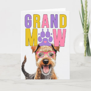 GrandMAW Lakeland Terrier Funny Grandeltern Day Feiertagskarte