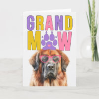 GrandMAW Leonberger Dog Funny Grandeltern Day