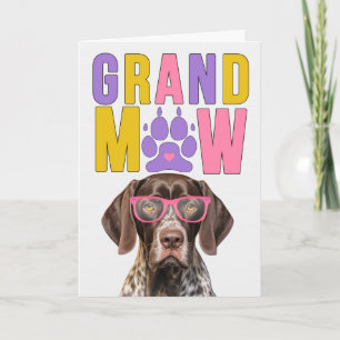 GrandMAW Pointer GrandDOG Großeltern Day Feiertagskarte