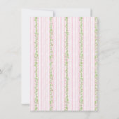 Grandmellinial Botanical Monogram Crest Thank You Dankeskarte (Rückseite)