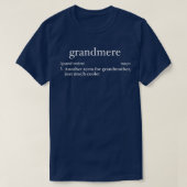 Grandmere T's Oma s Oma's Französisch T T-Shirt (Design vorne)