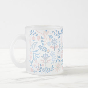 Grandmillenial hübsche Geschenke für sie pinkblau Mattglastasse
