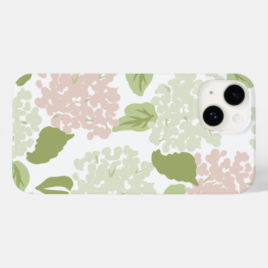 Grandmillenial hübsche, pfeifende Hydrangea Case-Mate iPhone Hülle (Rückseite (Horizontal))