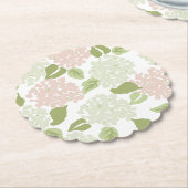 Grandmillenial Hydrangea Blumenbeutel hübsch Untersetzer (angewinkelt)