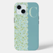 GRandmillenial MONOGRAM C ACQUA KLEINE BLUME Case-Mate iPhone Hülle (Rückseite)