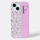 Grandmillenial MONOGRAM LILAC KLEINE BLUME Case-Mate iPhone Hülle (Rückseite)