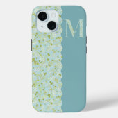 Grandmillenial MONOGRAM M ACQUA KLEINE BLUME Case-Mate iPhone Hülle (Rückseite)