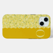 Grandmillenial MONOGRAM O YELLOW KLEINE BLUME Case-Mate iPhone Hülle (Rückseite (Horizontal))
