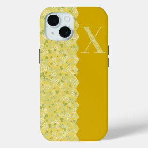Grandmillenial MONOGRAM X GELBE KLEINE BLUME Case-Mate iPhone Hülle