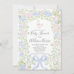 Grandmillennial alberne Gans-Baby-Shower-Einladung Einladung
