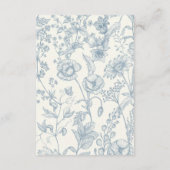 Grandmillennial and Elegante Enclosure Cards Begleitkarte (Rückseite)