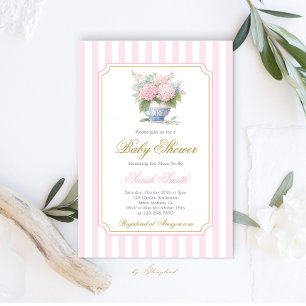 Grandmillennial Baby Shower Girl Einladung