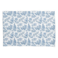 Grandmillennial Blau Toile  Landschaft