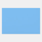 Grandmillennial Blue Bow Wrapping Paper Set Geschenkpapier Set (Vorderseite 3)