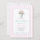 Grandmillennial Blue Ginger Jar Brautparty Einladung (Vorderseite)