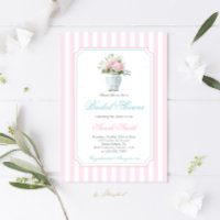Grandmillennial Blue Ginger Jar Brautparty