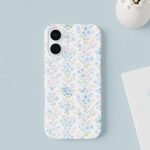 Grandmillennial-Blumen-Handyhülle iPhone 16 Hülle