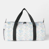 Grandmillennial Blumenmuster Duffle Bag (Rückseite)