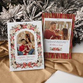 Grandmillennial Christmas Photo Card Einladung