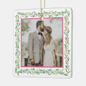 Grandmillennial Evergreen Swag | Foto Keramikornament (Links)