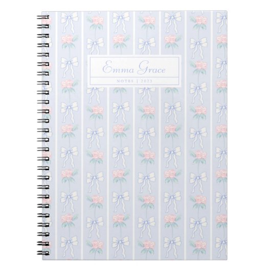 Grandmillennial Floral Notebook Journal Notizblock (Vorderseite)