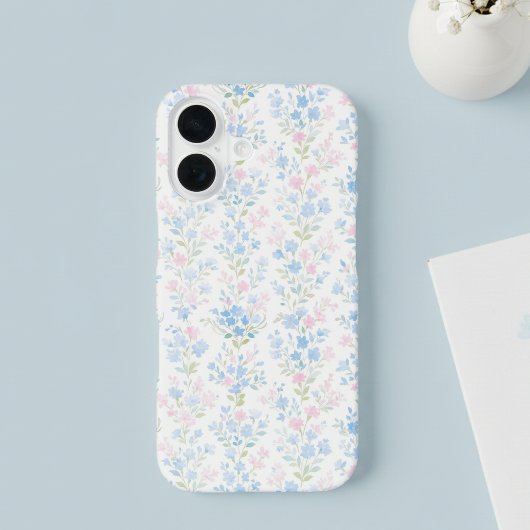 Grandmillennial Floral Phone Case iPhone 16 Hülle