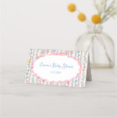 Grandmillennial Floral Place Card Platzkarte (Rückseite)