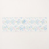 Grandmillennial Floral Yoga Mat Yogamatte (Rückseite (Horizontal))