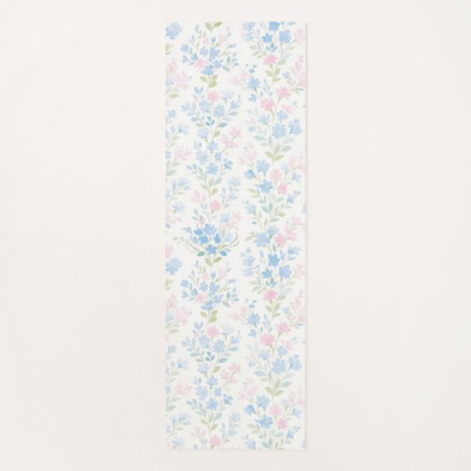 Grandmillennial Floral Yoga Mat Yogamatte (Vorderseite)