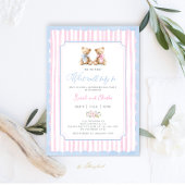 Grandmillennial Gender Reveal Bär Einladung